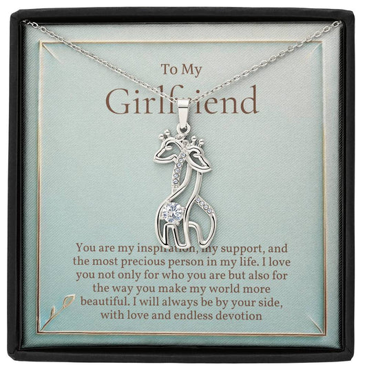 Giraffe Necklace - Gift from boyfriend to girlfriend